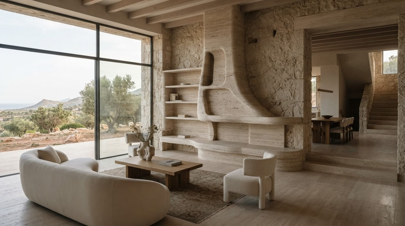 Finished architectural space